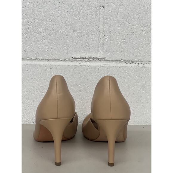 Vince sz9 tan Tiana Square Toe Leather Pumps in Cappuccino - Picture 3 of 5